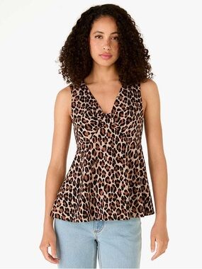 🐆 **Kate Spade Leopard Print Tank – Effortless Chic with a Bold Twist** 🐆